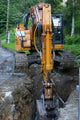 Road Construction Tractor Excavator Wall Decal