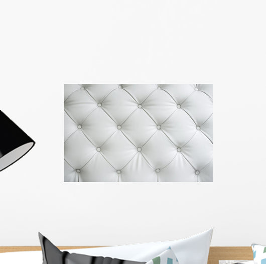Texture White Leather Wall Decal