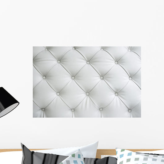 Texture White Leather Wall Decal
