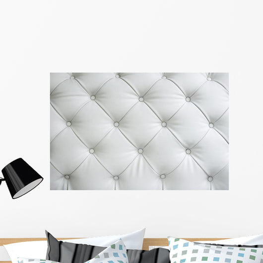 Texture White Leather Wall Decal