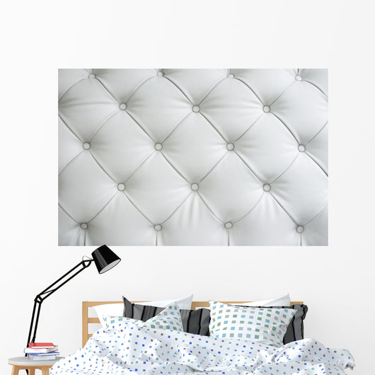 Texture White Leather Wall Decal