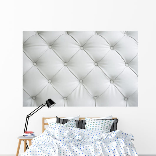 Texture White Leather Wall Decal