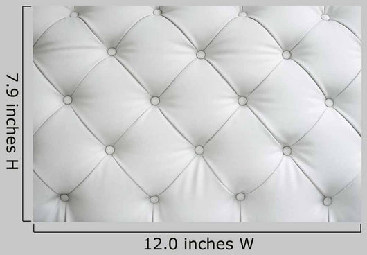Texture White Leather Wall Decal