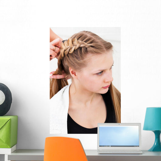 Hair Styling Wall Decal