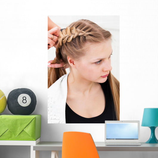 Hair Styling Wall Decal
