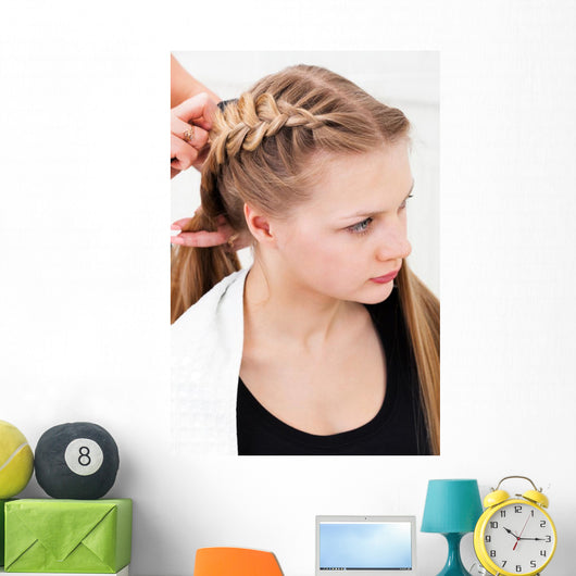 Hair Styling Wall Decal