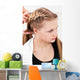 Hair Styling Wall Decal