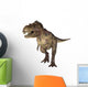 T-rex with Bloody Face Left Side Wall Decal