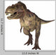T-rex with Bloody Face Left Side Wall Decal