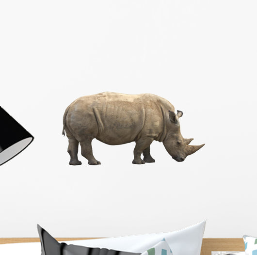 African Rhino Wall Decal