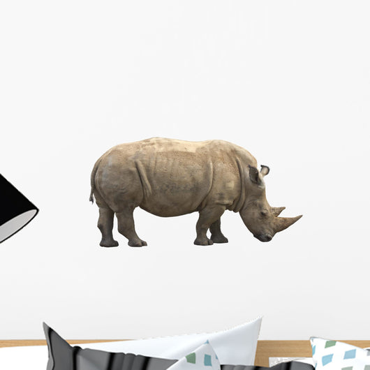African Rhino Wall Decal