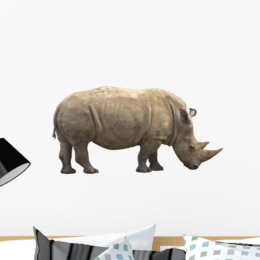 African Rhino Wall Decal