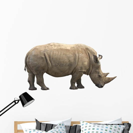 African Rhino Wall Decal