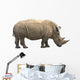 African Rhino Wall Decal