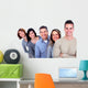 Group Happy People Wall Decal