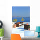 Santorini Village Terasse Sea Wall Decal