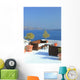 Santorini Village Terasse Sea Wall Decal
