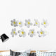Lot Fleurs Frangipanier Wall Decal