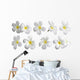 Lot Fleurs Frangipanier Wall Decal