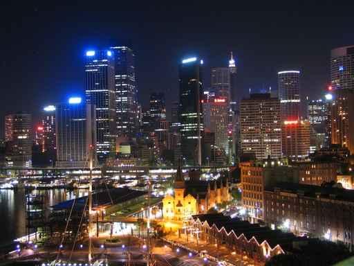 Sydney Night Wall Decal