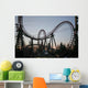 Roller Coaster Sunset Wall Decal
