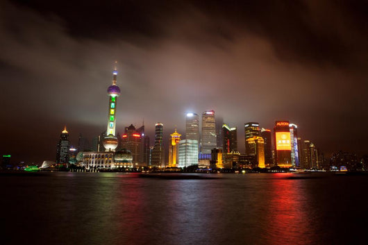 Shanghai's Skyline Wall Decal