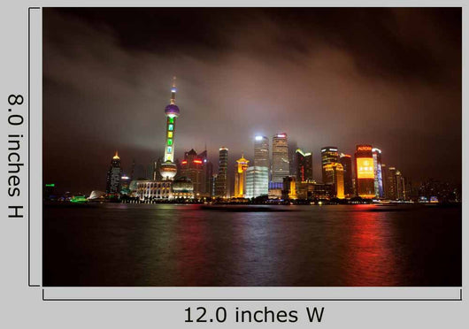 Shanghai's Skyline Wall Decal
