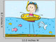 Swimming Girl Wall Decal