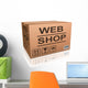 Web Shop Icon Wall Decal