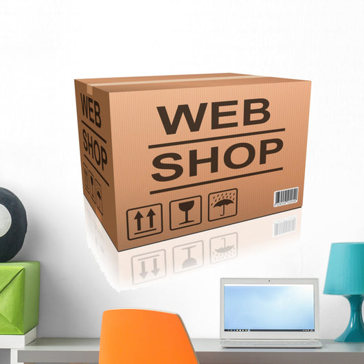 Web Shop Icon Wall Decal