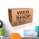 Web Shop Icon Wall Decal