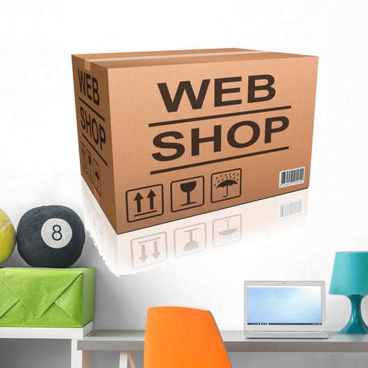 Web Shop Icon Wall Decal