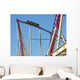 Roller Coaster Going up Wall Decal