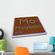 Molybdenum Wall Decal