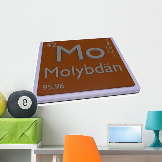 Molybdenum Wall Decal