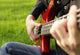 Teenage Boy Playing Bass Wall Decal