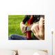Teenage Boy Playing Bass Wall Decal