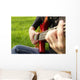 Teenage Boy Playing Bass Wall Decal