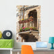 Medieval Balcony Wall Decal
