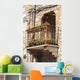 Medieval Balcony Wall Decal