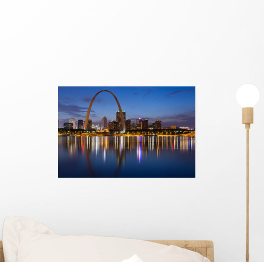 City St Louis Skyline Wall Decal