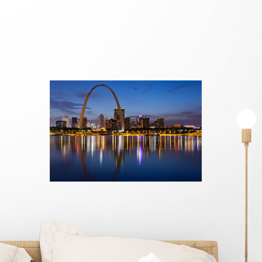 City St Louis Skyline Wall Decal