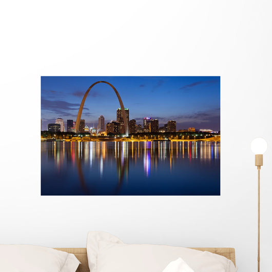 City St Louis Skyline Wall Decal