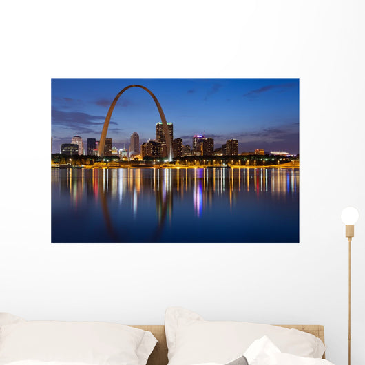 City St Louis Skyline Wall Decal