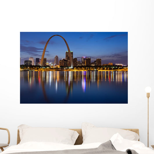 City St Louis Skyline Wall Decal