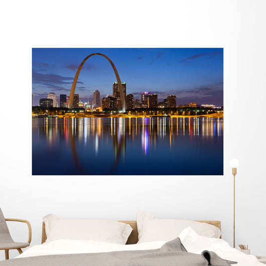 City St Louis Skyline Wall Decal