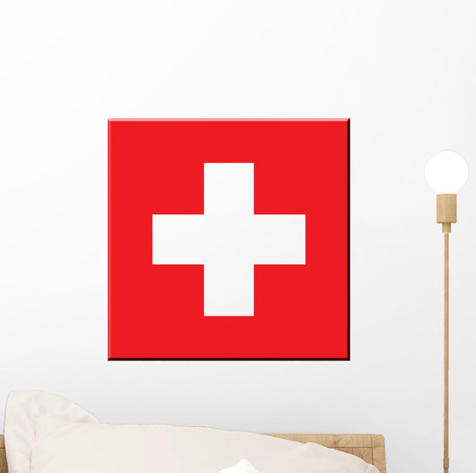 Swiss Flag Wall Decal
