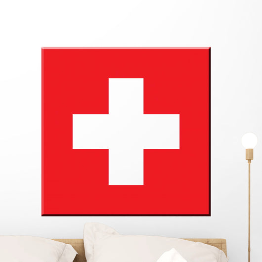 Swiss Flag Wall Decal