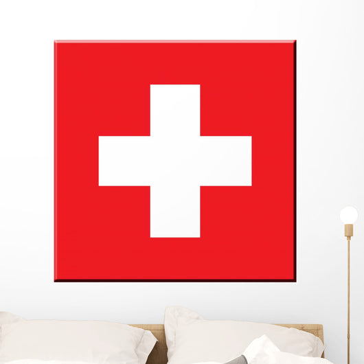Swiss Flag Wall Decal
