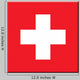 Swiss Flag Wall Decal